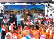 Prajurit Lanal Bintan Turut Serta Mendukung Bakti Kesehatan dan Bakti Sosial Kampung Bahari Nusantara Warna-Warni Pulau Penyengat
