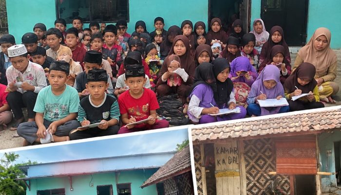 ‎Menantang Keterbatasan, Santri Ponpes Al-Muta’alimin Nur Amaliyah Serang Bertahan Belajar di Ruang Sekadarnya
