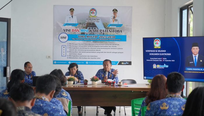 Diskominfo Toba Verifikasi dan Validasi Dokumen Elektronik Sekolah