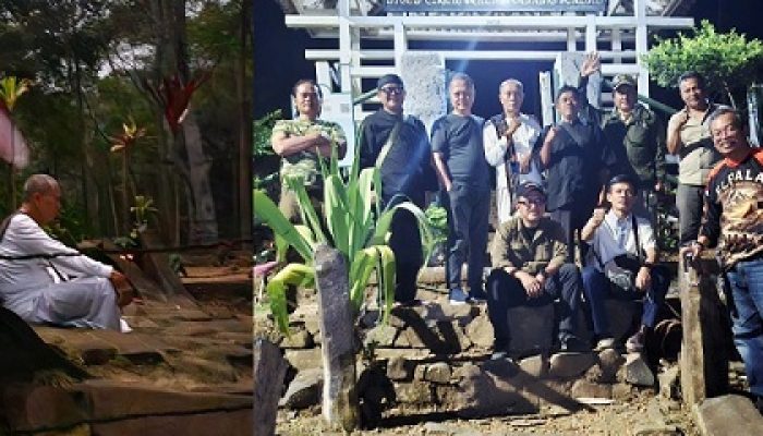 Cahaya Tak Biasa di Gunung Padang, Doa Rombongan PWI untuk Negeri