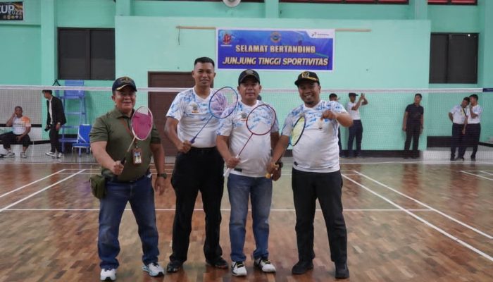 Turnamen Badminton Danlanal Cup Semarakkan HUT Ke-81 TNI AL