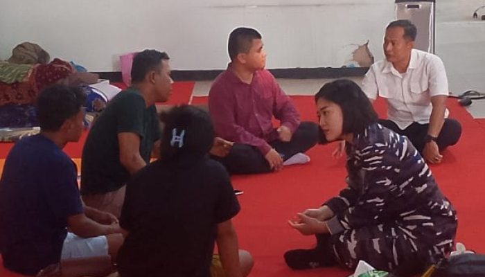 Lanal Banjarmasin Berikan Layanan Dukungan Psikososial Bagi Keluarga Korban KM Virgo Transport 8