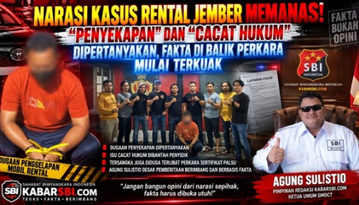 NARASI KASUS RENTAL JEMBER MEMANAS! “PENYEKAPAN” DAN “CACAT HUKUM” DIPERTANYAKAN, FAKTA DI BALIK PERKARA MULAI TERKUAK