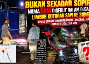 Bukan Sekadar Sopir! Nama Dani Disebut, Dugaan Limbah Kotoran Sapi Masuk Sungai Kuripan Lor — Aparat Diminta Bongkar Rantai Tanggung Jawab dan Cek Legalitas RPH