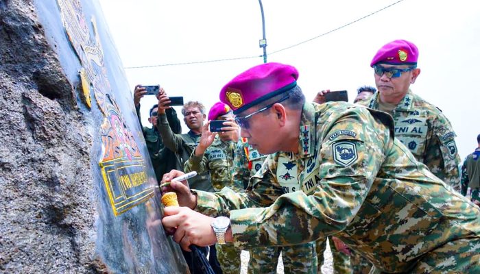 Korps Marinir Bangun Fasilitas Latihan Berstandar Internasional di Sukabumi, Pangkormar Ground Breaking
