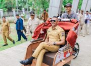Presiden Prabowo Subianto Serahkan Bantuan 160 Becak Listrik di Kota Bogor