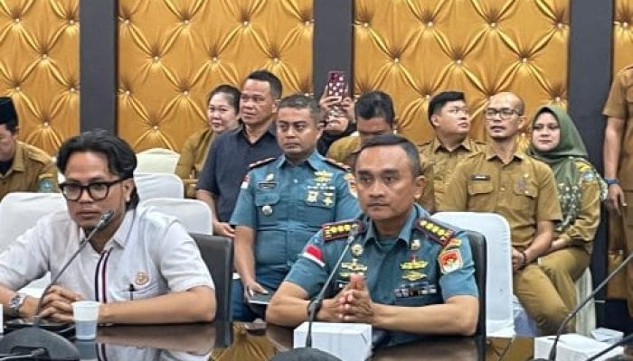 Rapat FKPD Perkuat Sinergi Lintas Sektor, Lanal Bintan Dukung Kesiapan Pilkades di Kabupaten Bintan