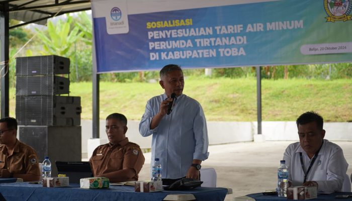 Sosialisasi Penyesuaian Tarif Air Tirtanadi, Pemkab Toba Soroti Kualitas Pelayanan