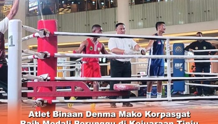 Atlet Binaan Denma Mako Korpasgat Raih Medali Perunggu di Kejuaraan Tinju Amatir Nasional Piala Menko IPK 2026