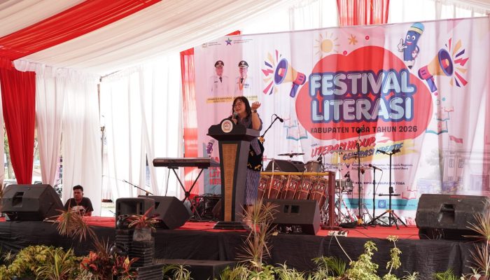 Festival Literasi Toba 2026 Resmi Dibuka, Bunda Literasi Kecamatan Dikukuhkan