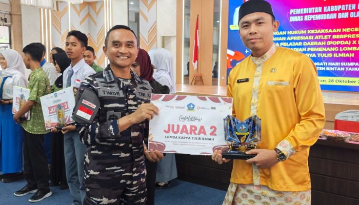 Danlanal Bintan Hadiri Hari Sumpah Pemuda Ke-98 Tahun 2026, Kobarkan Semangat Persatuan dan Patriotisme Generasi Bangsa
