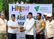 Peduli Warga dan Lingkungan, Hallonews Gelar Tiga Aksi Sosial di Pandeglang
