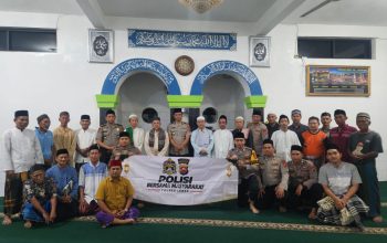 Dukung Program Quick Wins Kapolri, Polres Lebak Gelar Subuh Keliling di Masjid Al Hidayah Lebak Picung