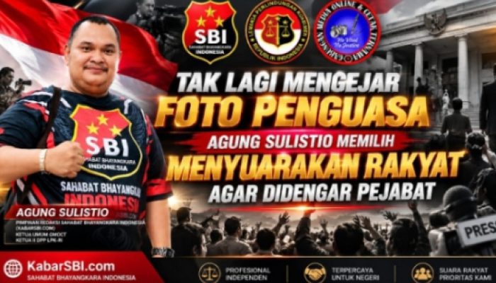 Tak Lagi Mengejar Foto Penguasa, Agung Sulistio Memilih Menyuarakan Rakyat agar Didengar Pejabat